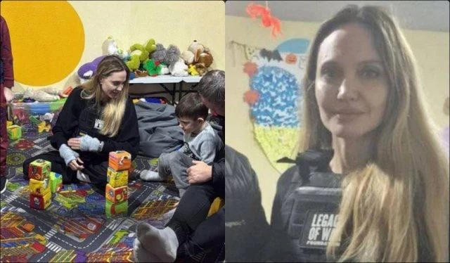 Анджеліна Джолі відвідала Херсон у рамках гуманітарної місії