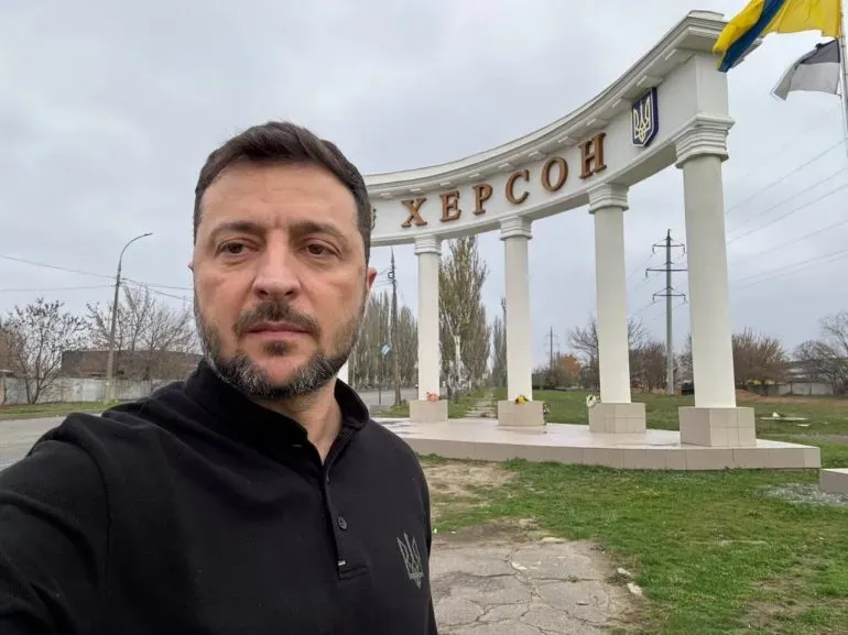 Володимир Зеленський відзначив річницю звільнення Херсона