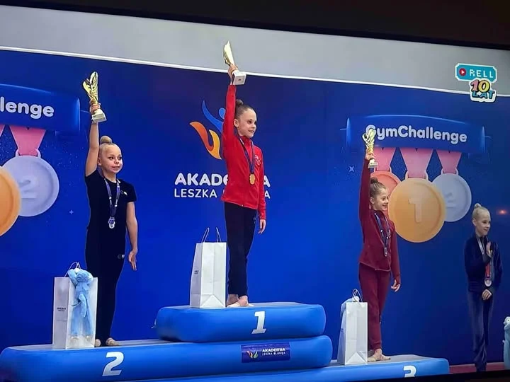 Херсонська зірка спортивної гімнастики: Аліса Конькова здобула три нагороди на міжнародних змаганнях