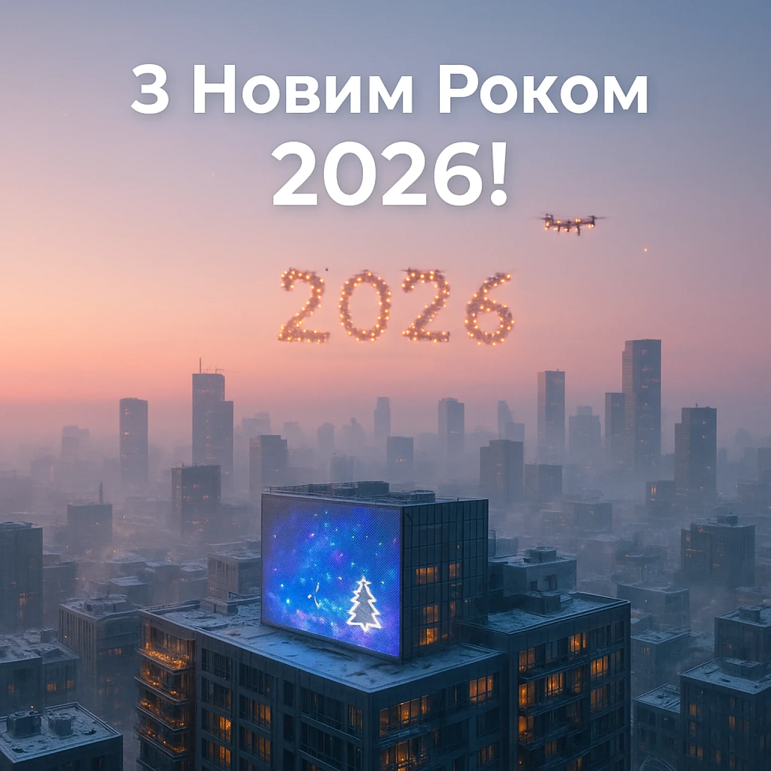 Привітання з новим роком 2026