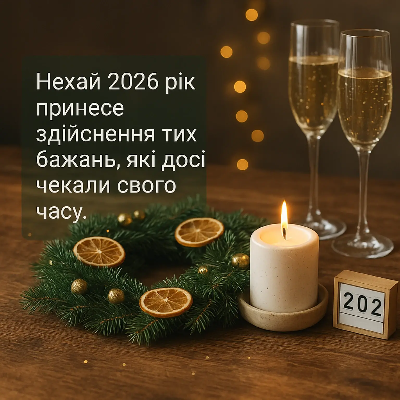 Привітання з новим роком 2026