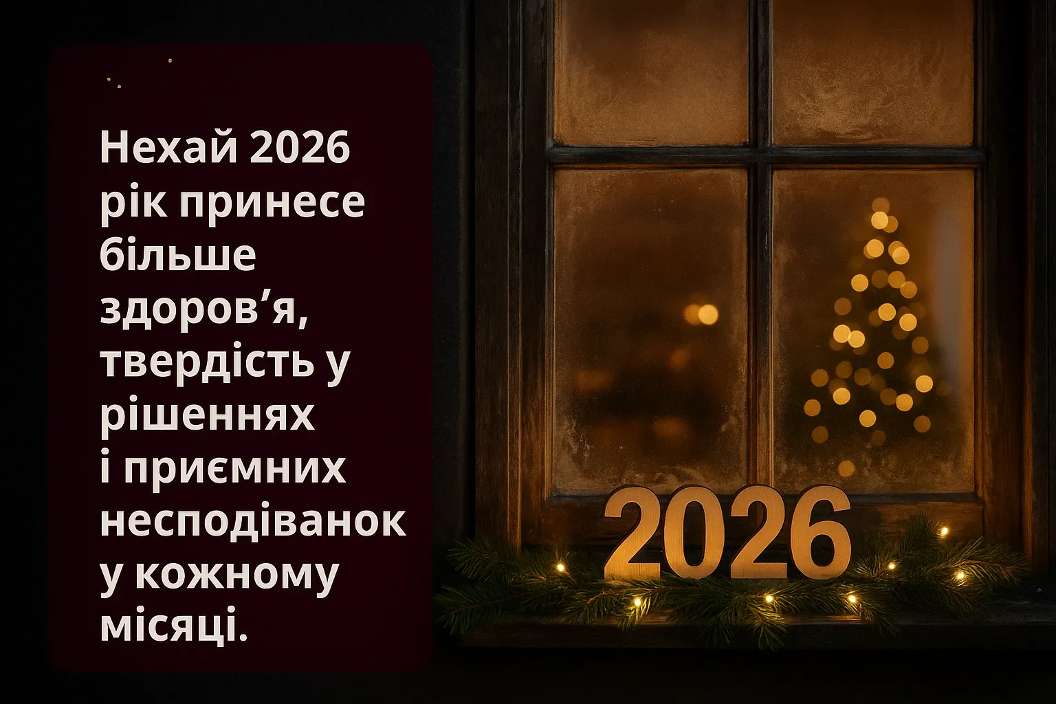 Привітання з новим роком 2026