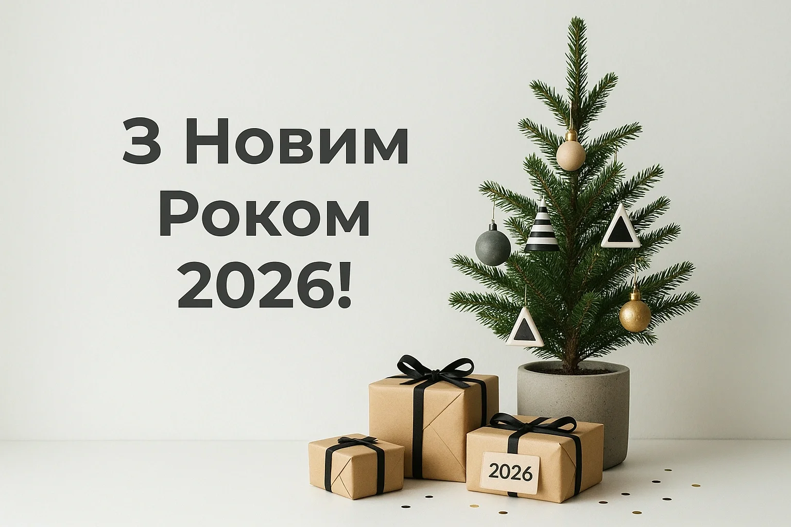 Привітання з новим роком 2026