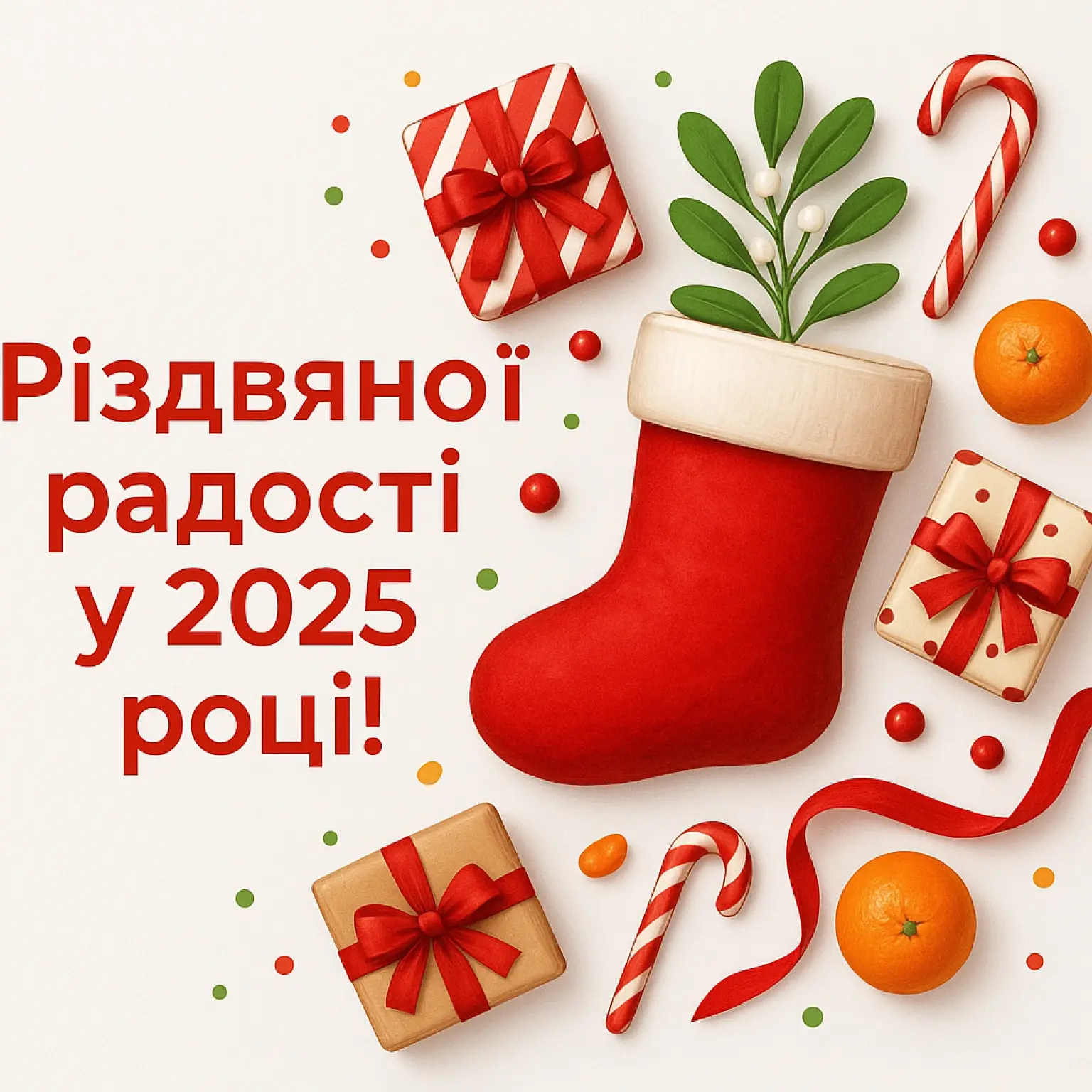 привітання з різдвом 2025
