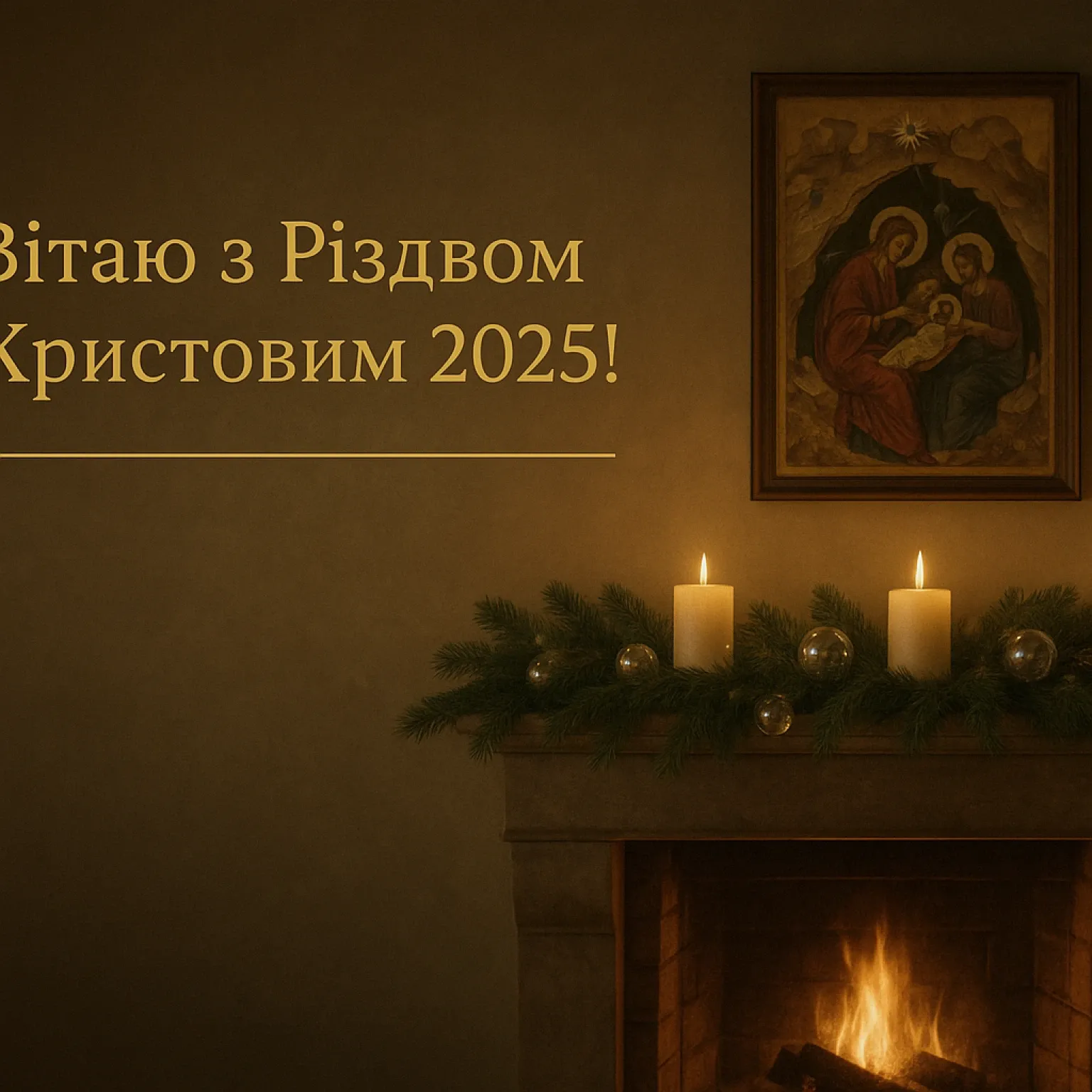 привітання з різдвом 2025