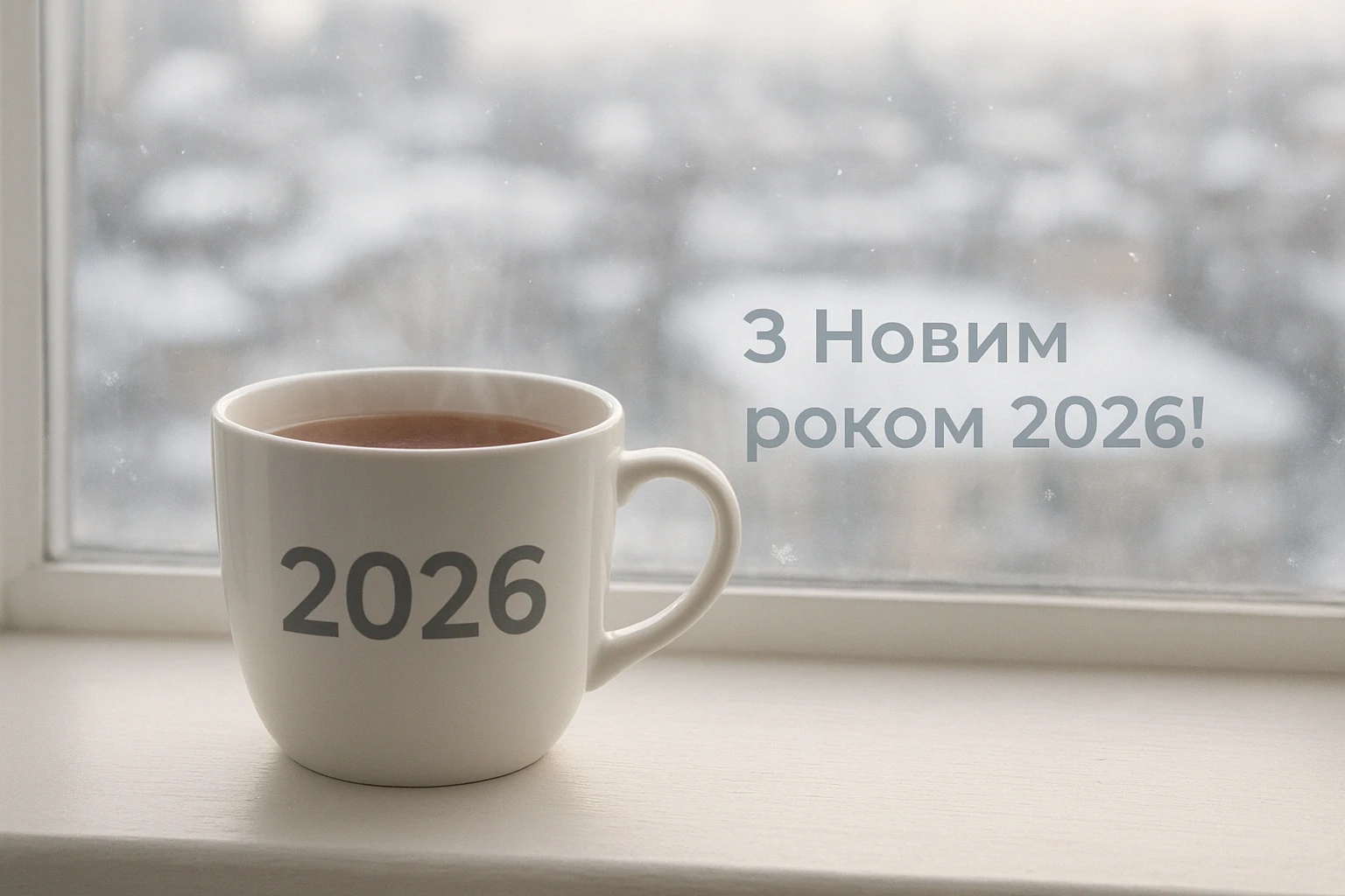 привітання з прийдешнім новим роком 2026