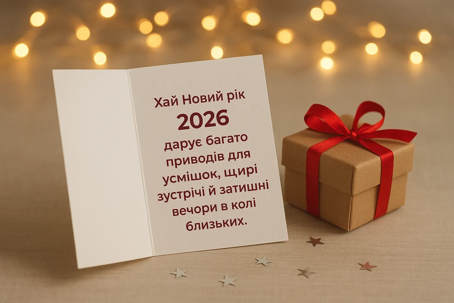 привітання з прийдешнім новим роком 2026