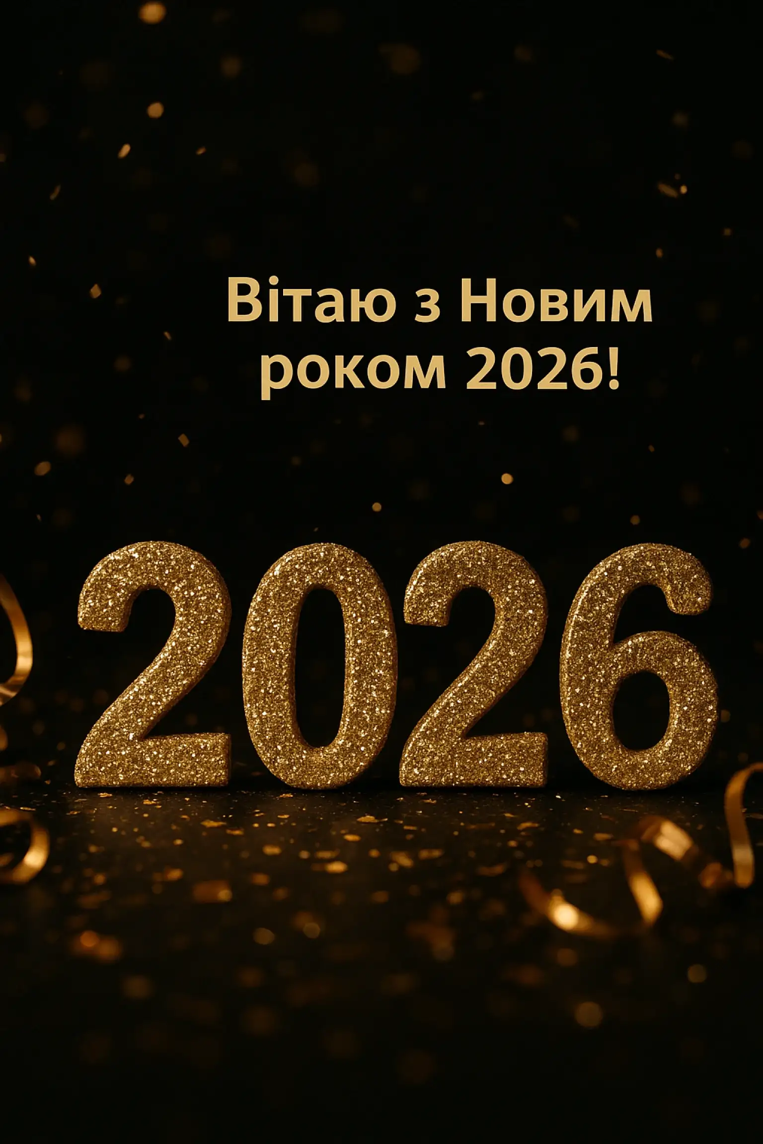 привітання з прийдешнім новим роком 2026