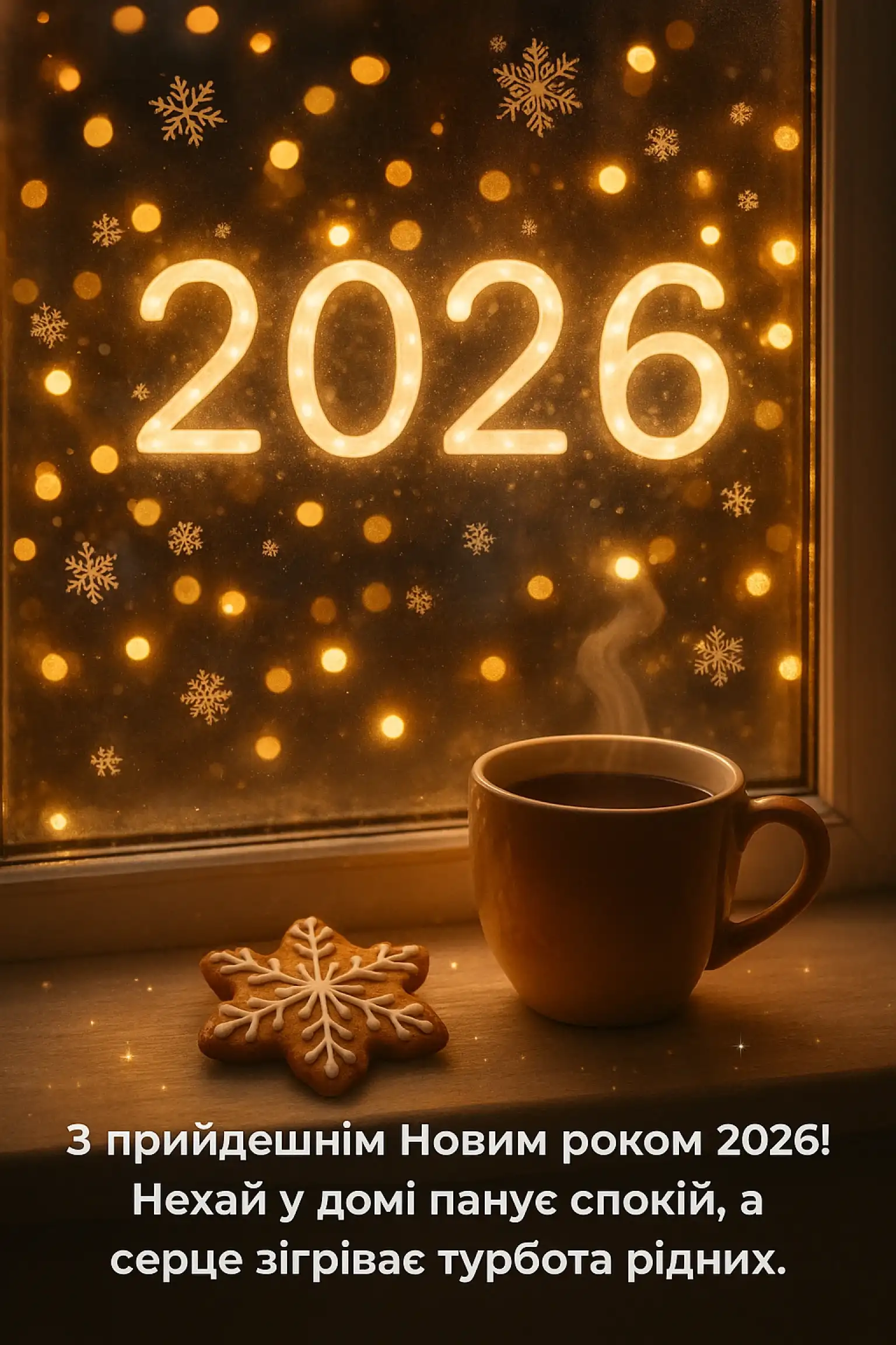 привітання з прийдешнім новим роком 2026