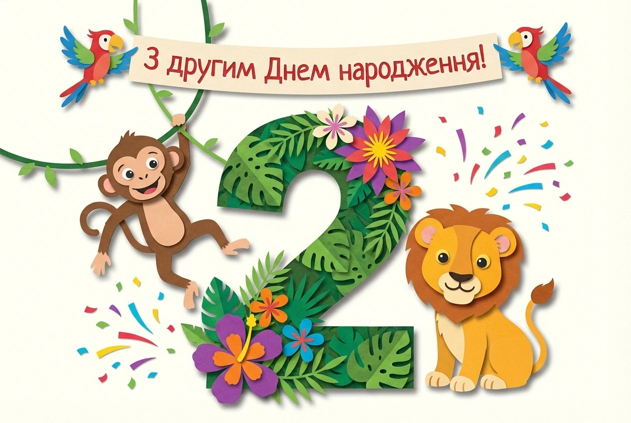 з днем народження 2 роки
