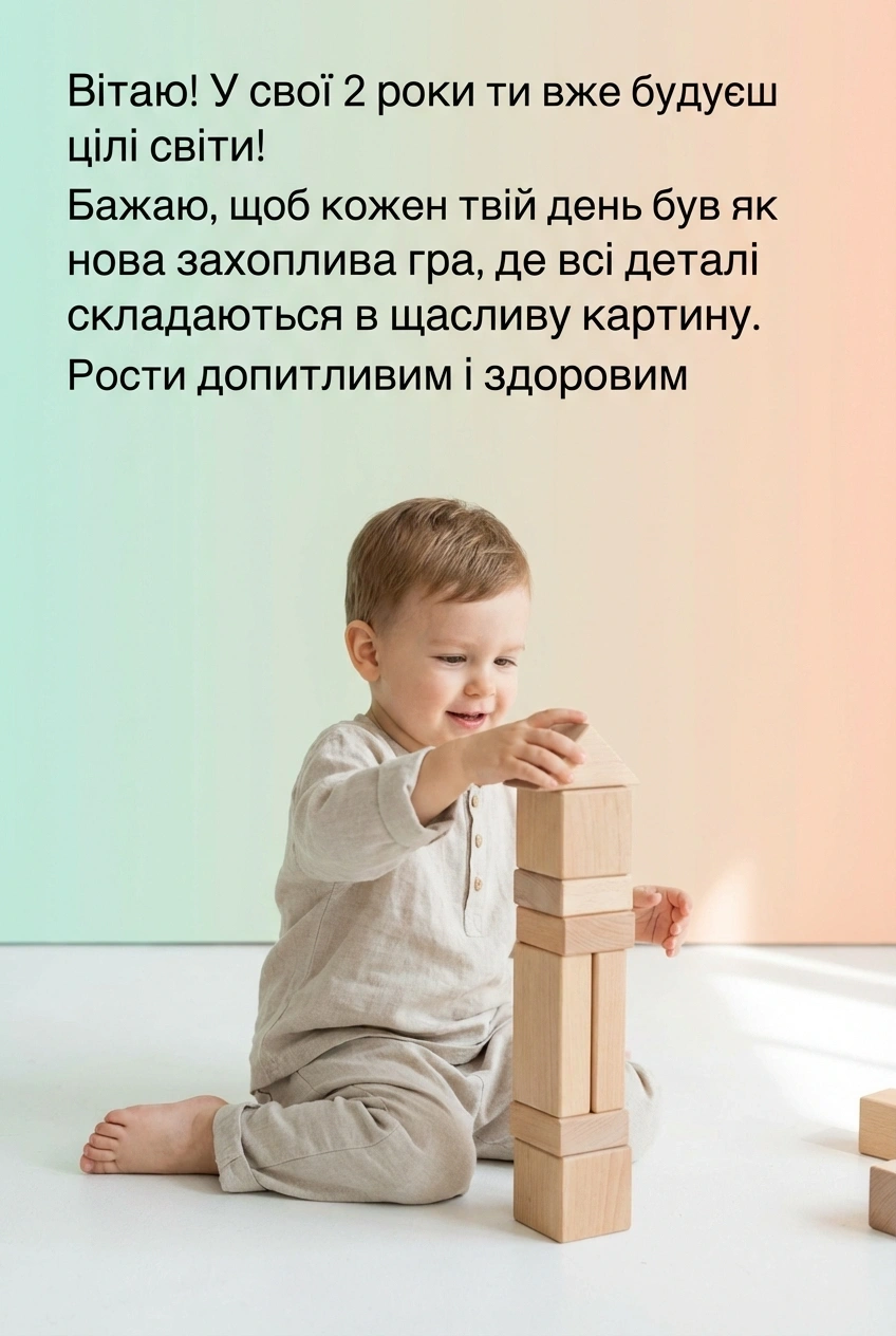 з днем народження 2 роки