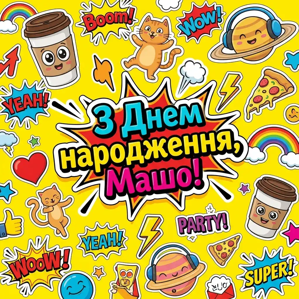 з днем народження маша