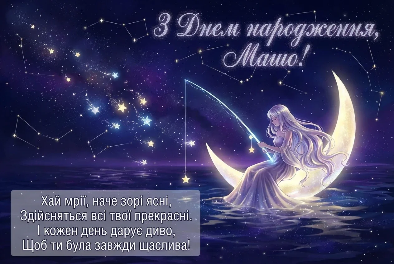 з днем народження маша