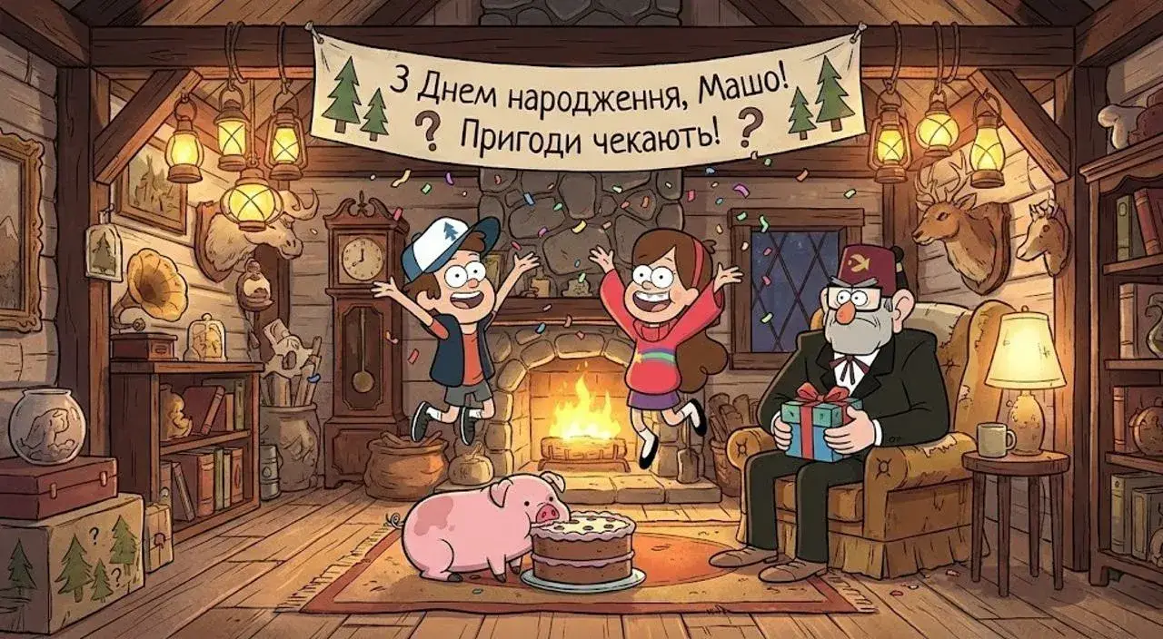 Привітання з днем народження для Маші
