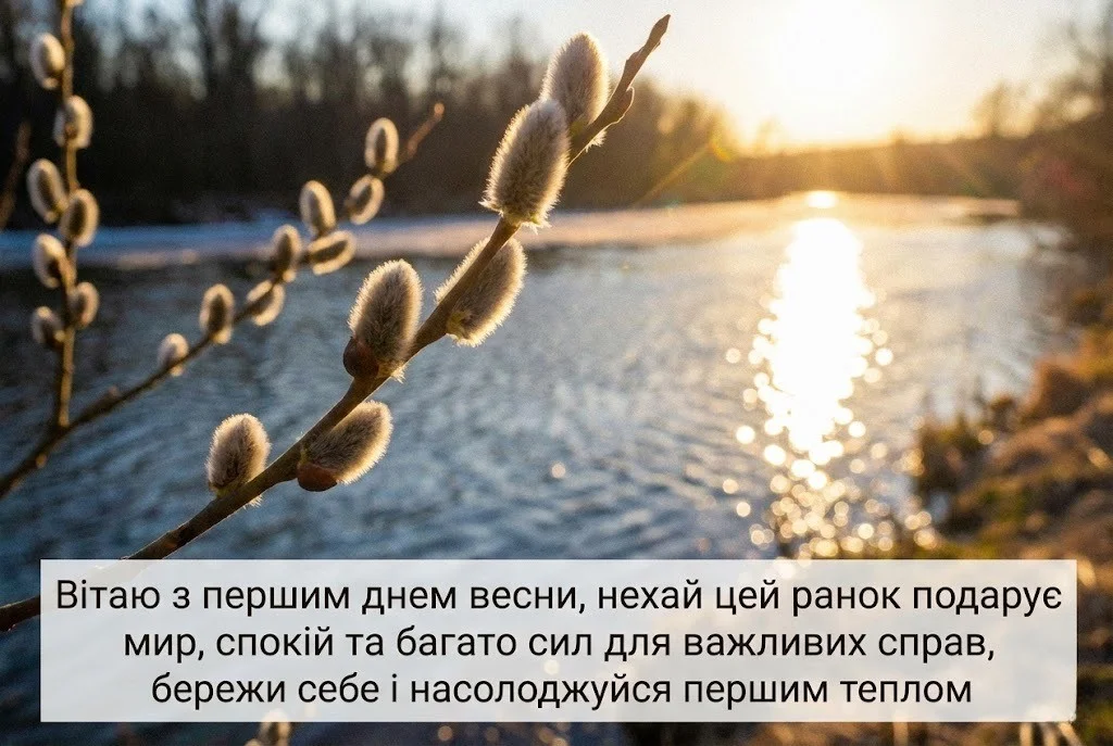 Доброго ранку з першим днем весни та найкрасивіші картинки для щирого привітання близьких