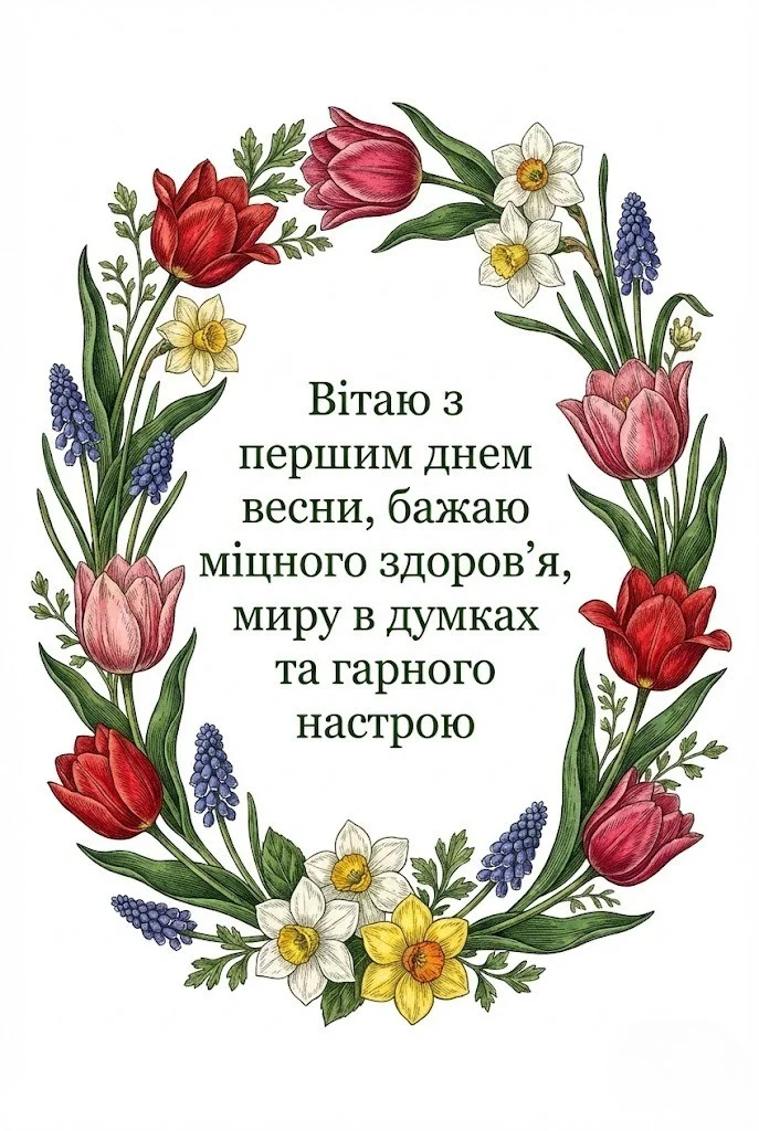 Доброго ранку з першим днем весни та найкрасивіші картинки для щирого привітання близьких