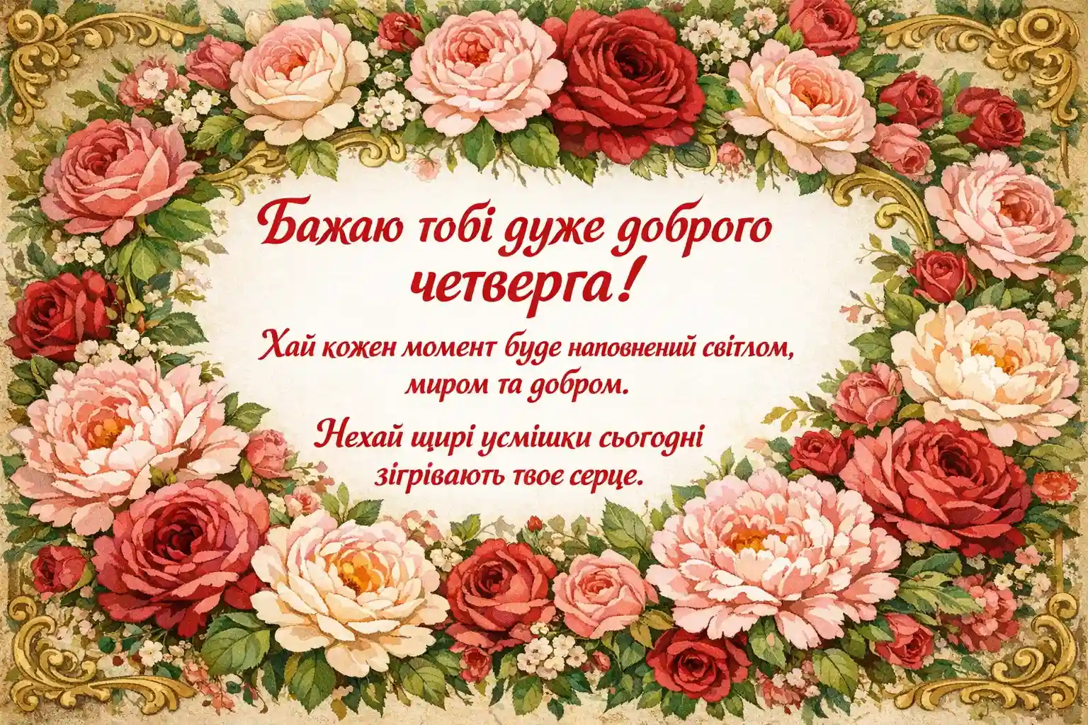 Доброго четверга: найкращі картинки та душевні привітання для гарного настрою