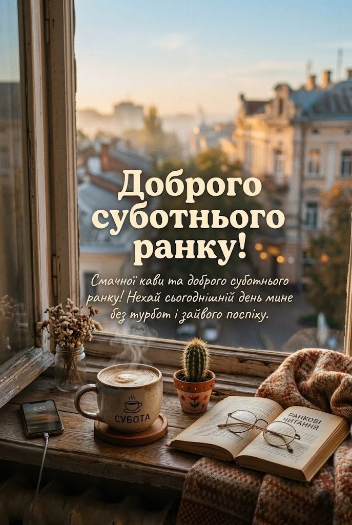 Доброго суботнього ранку: найкращі картинки та душевні листівки для гарного вихідного