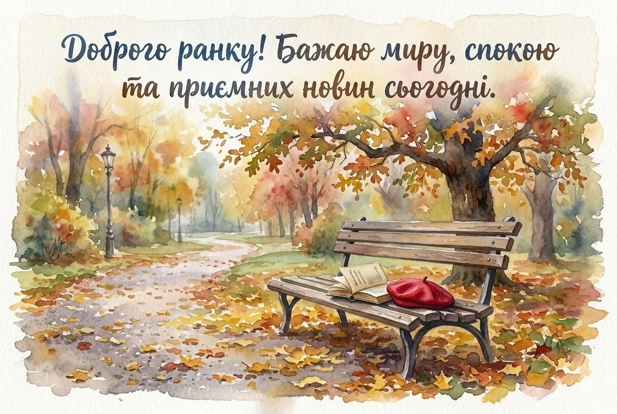 Осіннього доброго ранку: найтепліші побажання та затишні листівки для душевного початку дня