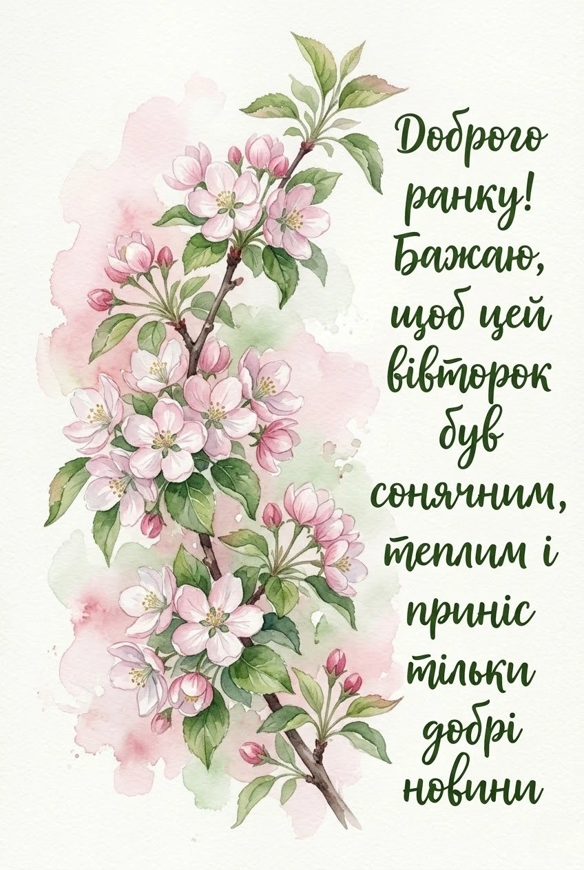 Доброго ранку, гарного вівторка: красиві картинки для чудового настрою