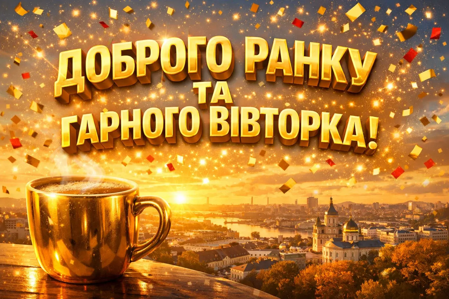 Доброго ранку, гарного вівторка: красиві картинки для чудового настрою