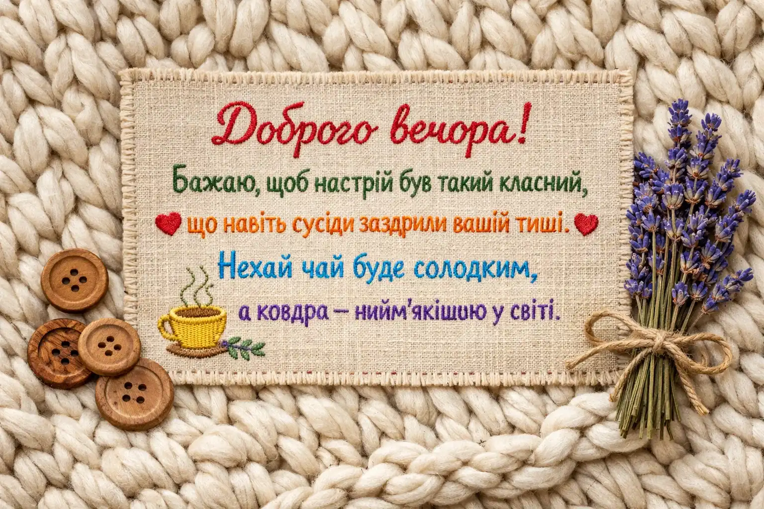 Доброго вечора та гарного настрою: душевні картинки та найкращі побажання для затишного відпочинку