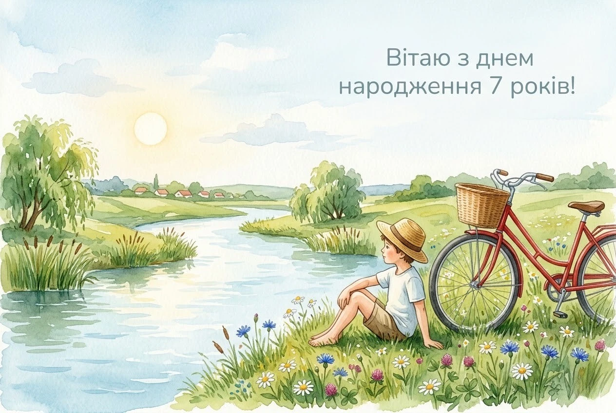 7 років хлопчику: зворушливі вітання у віршах та прозі