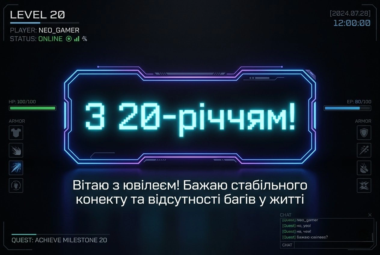 З днем народження, 20 років! Добірка щирих побажань для справжнього чоловіка