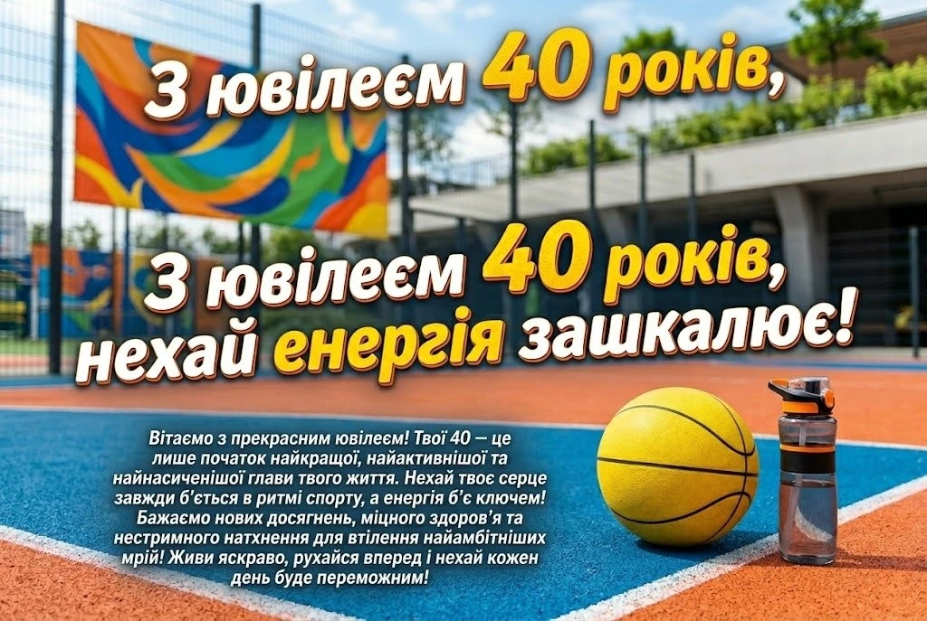 Привітання з днем народження з ювілеєм 40 років: найкращі побажання