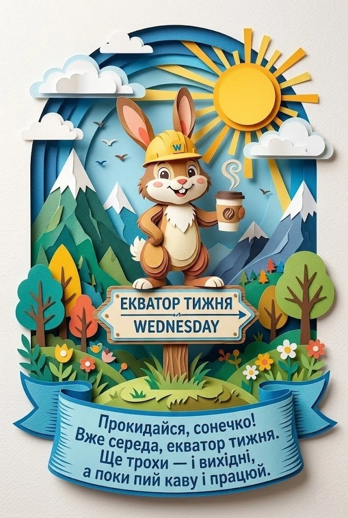 Доброго ранку та гарної середи: найкращі картинки, душевні листівки та щирі побажання