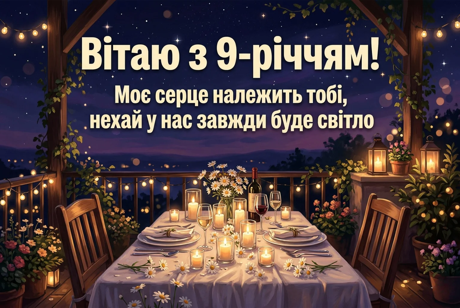 Ромашкове свято кохання: як привітати з 9-ю річницею шлюбу