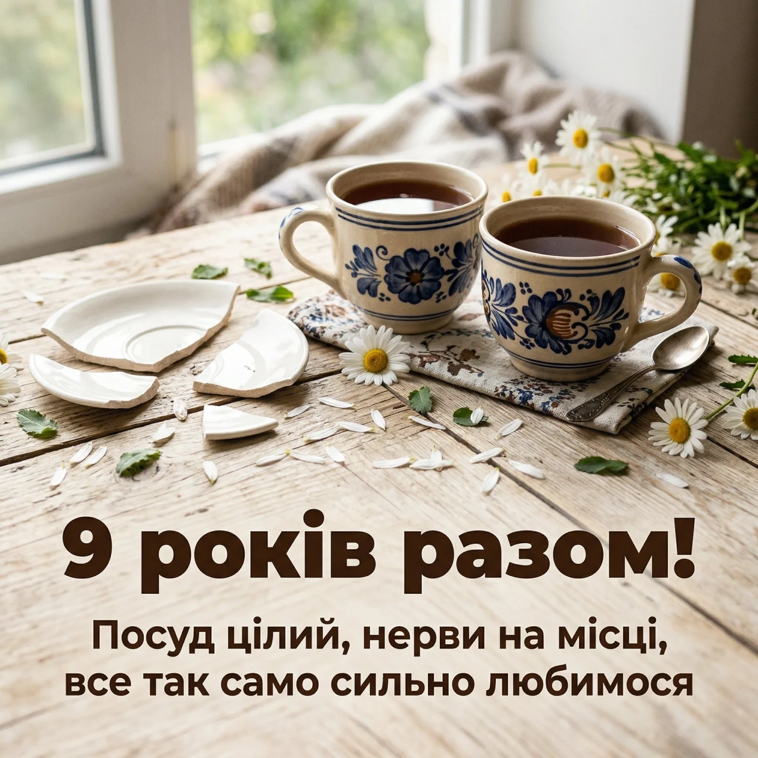 Ромашкове свято кохання: як привітати з 9-ю річницею шлюбу