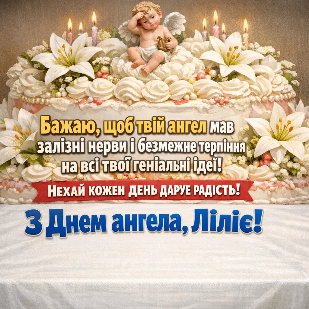 День ангела Лілії 2026: найкрасивіші побажання для іменинниці