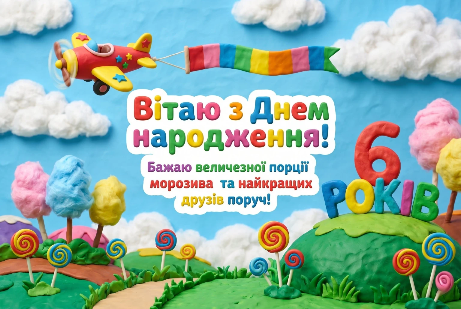 Щирі привітання з 6-річчям для хлопчиків та дівчаток: велика добірка