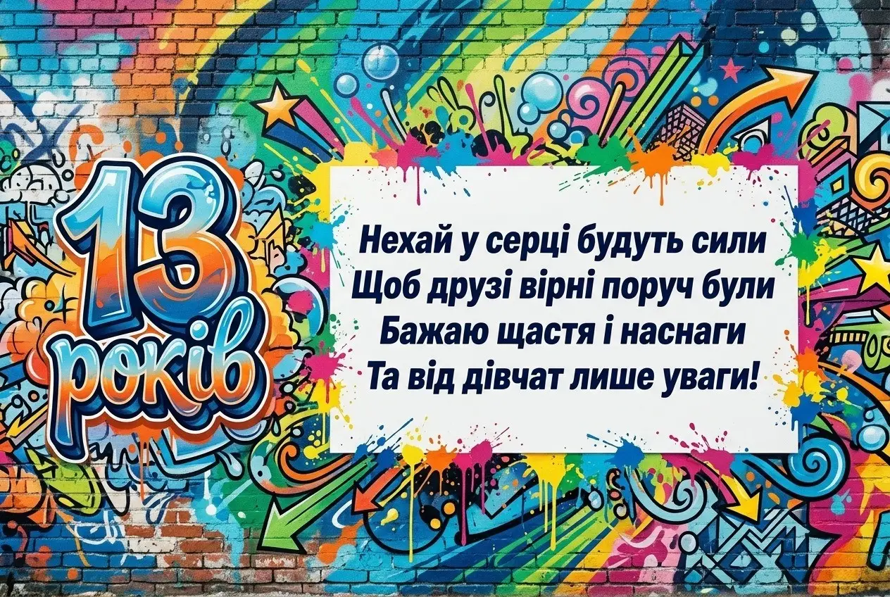 З днем народження, 13 років: зворушливі та круті вітання для підлітка