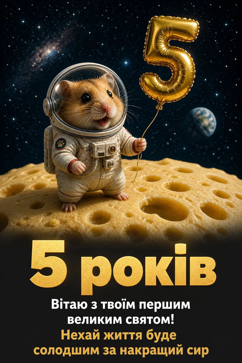 Перший великий ювілей: привітання дитині на 5 років у віршах та прозі