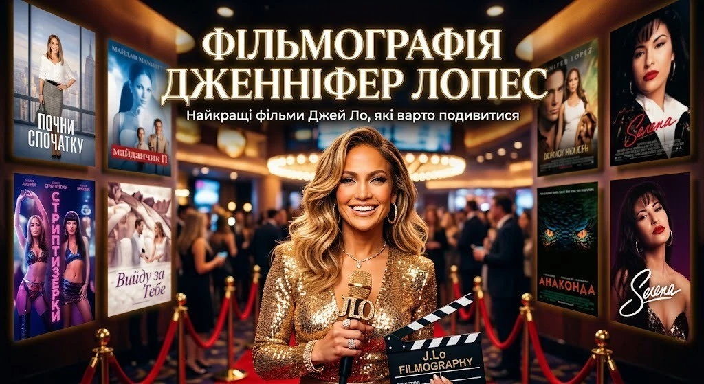 Фільми з Дженніфер Лопес: повна фільмографія зірки
