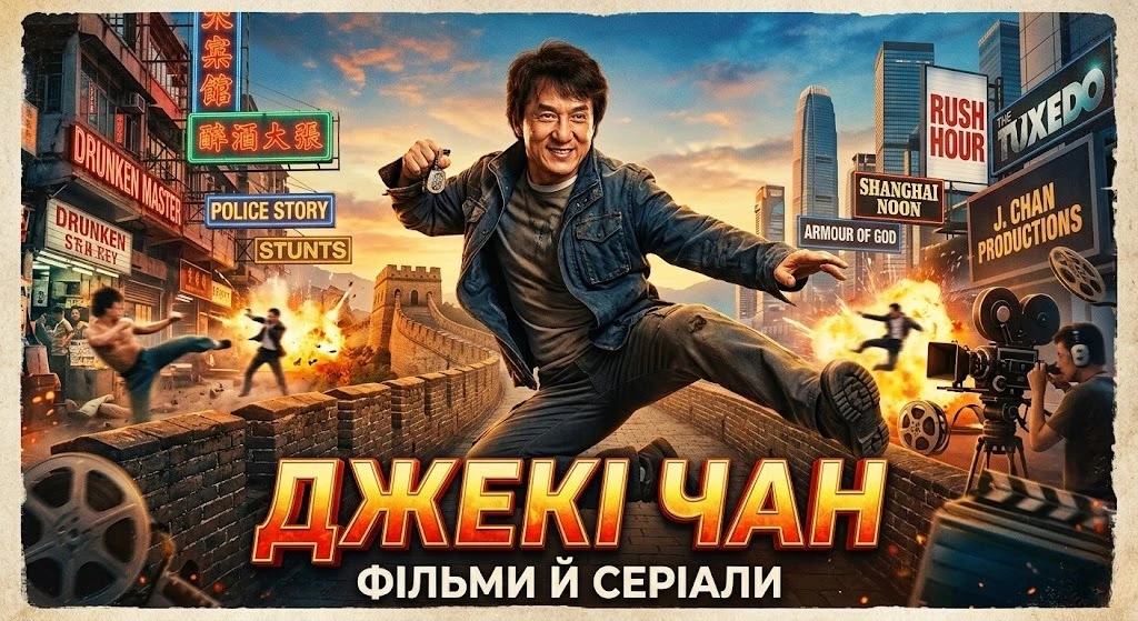 Кращі фільми й серіали Джекі Чана: повна добірка